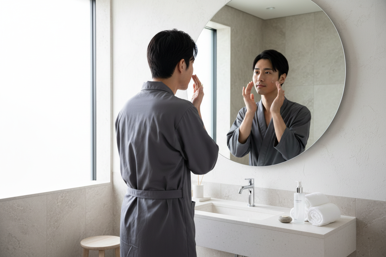 セラミド × 泥 × 発酵 × CICA の相乗効果｜男性の肌を安定させる多層アプローチ