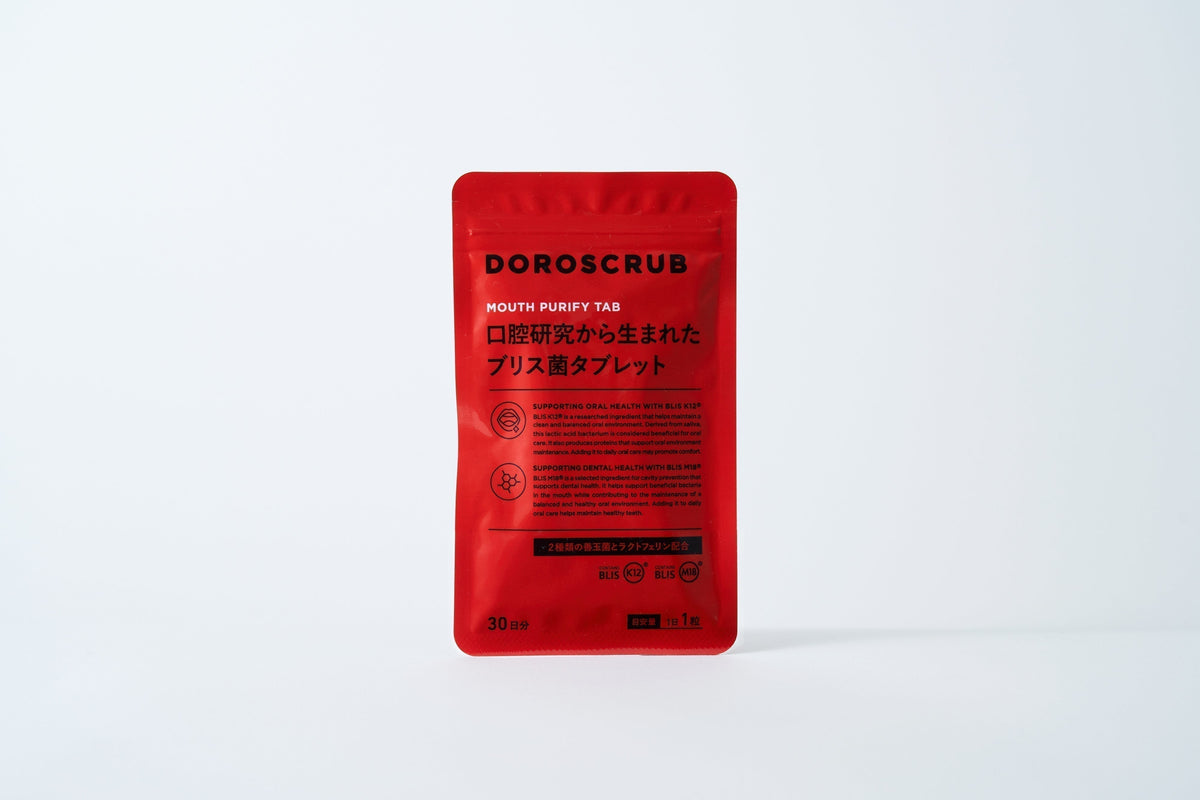 DOROSCRUB 口腔タブレット 新発売 オーラルケア MOUTH PURIFY TAB