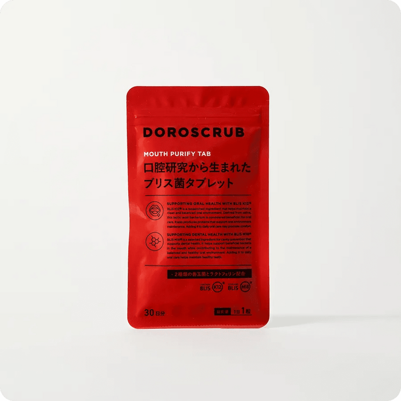 MOUTH PURIFY TAB｜善玉菌口内ケア - DOROSCRUB